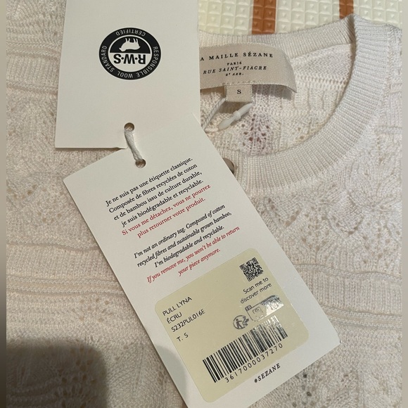 Price is firm - Sezane LYNA JUMPER - Picture 3 of 5